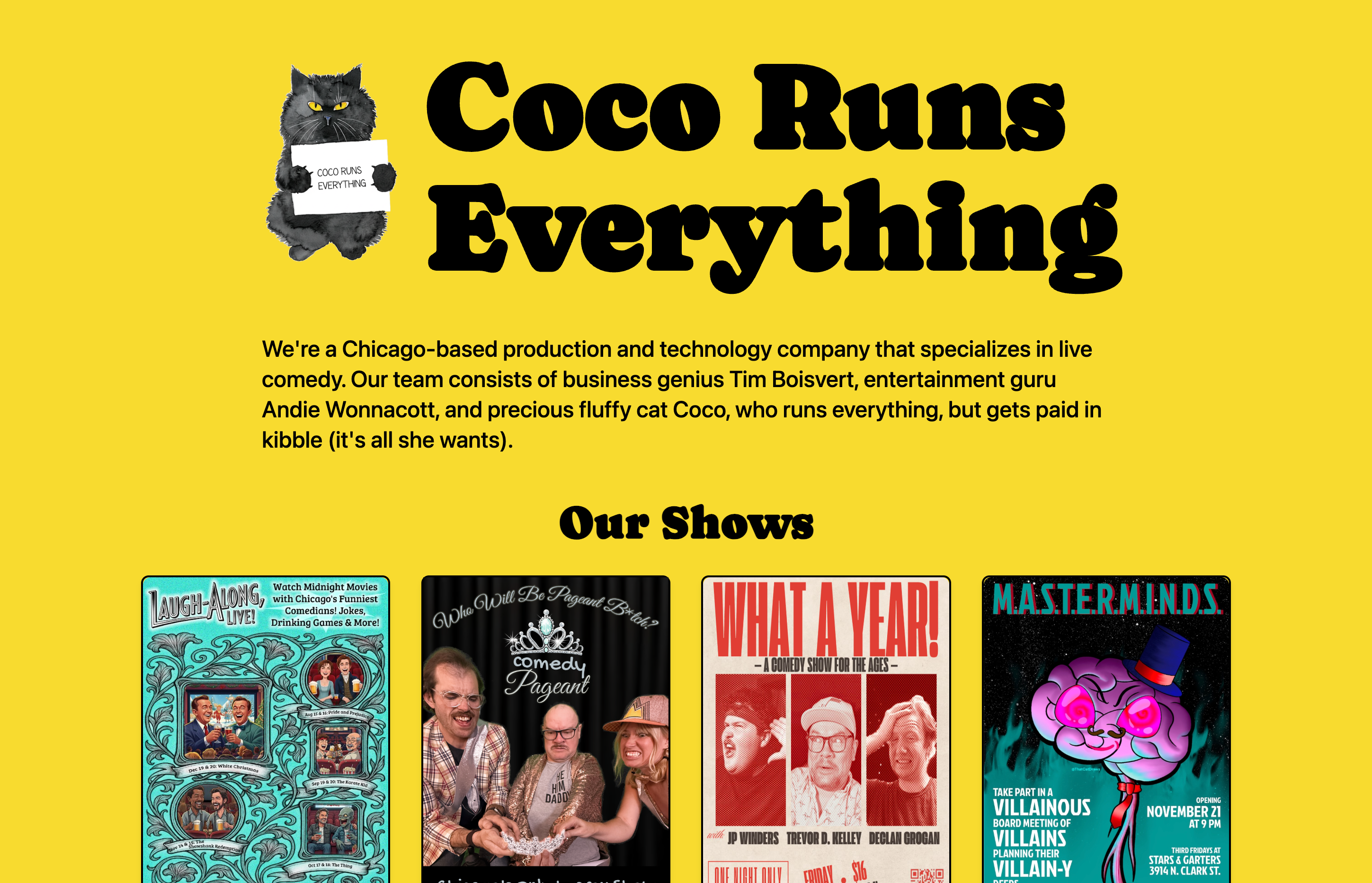 Coco Runs Everything Screenshot